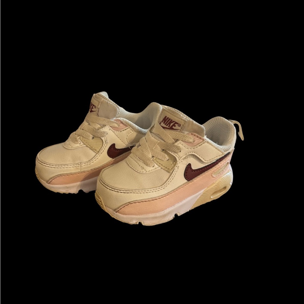 Nike Toddler Cream and Brown Sneakers